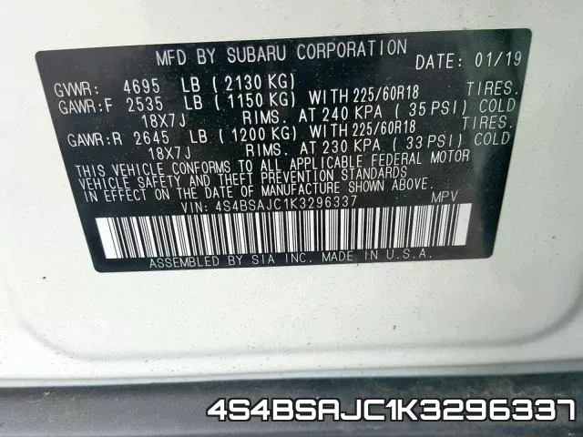 4S4BSAJC1K3296337 фото 2