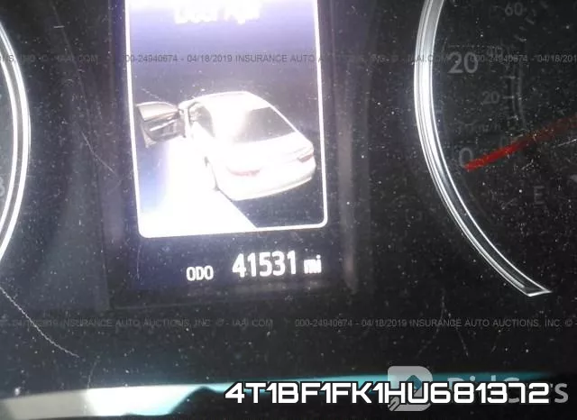 4T1BF1FK1HU681372 фото 8