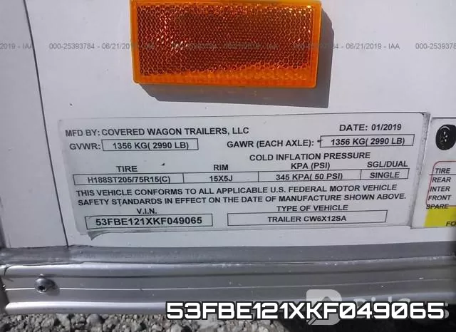 53FBE121XKF049065 фото 10