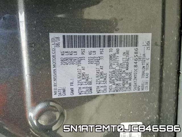 5N1AT2MT0JC846586 фото 2
