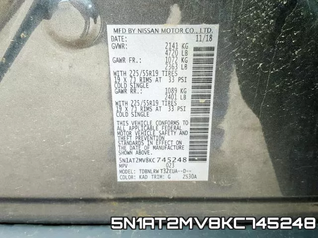 5N1AT2MV8KC745248 фото 2