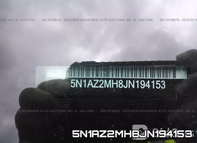 5N1AZ2MH8JN194153 фото 10