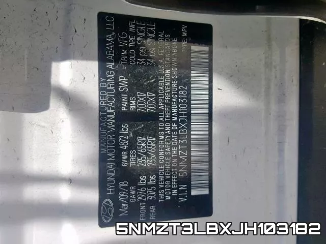 5NMZT3LBXJH103182 фото 2