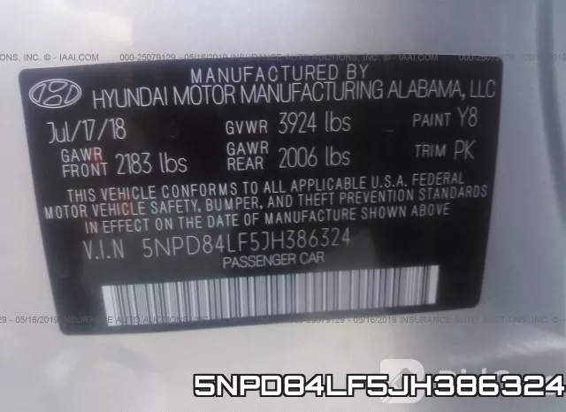 5NPD84LF5JH386324 фото 10