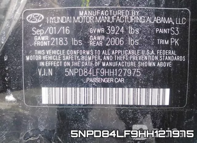 5NPD84LF9HH127975 фото 10
