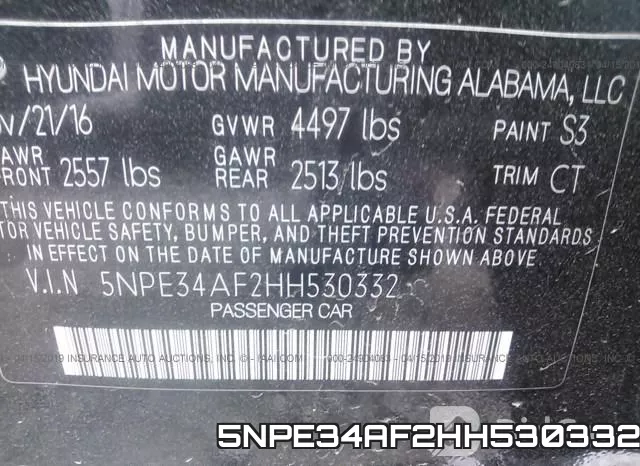 5NPE34AF2HH530332 фото 10