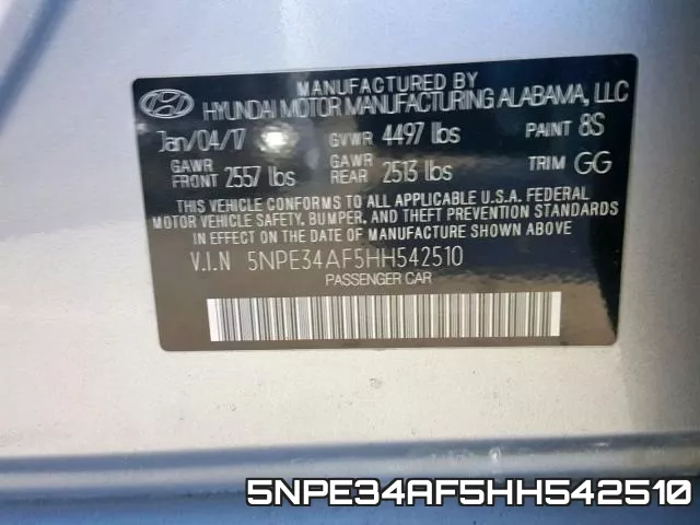 5NPE34AF5HH542510 фото 2