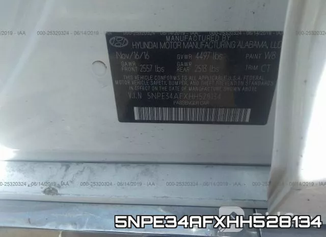 5NPE34AFXHH528134 фото 10