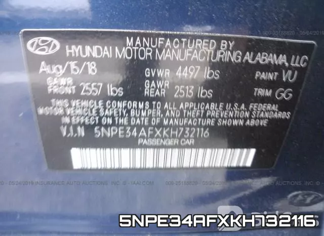5NPE34AFXKH732116 фото 10