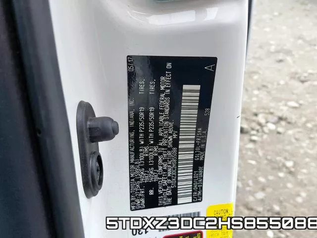 5TDXZ3DC2HS855088 фото 2