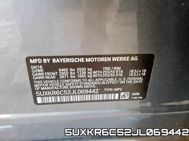 5UXKR6C52JL069442 фото 2