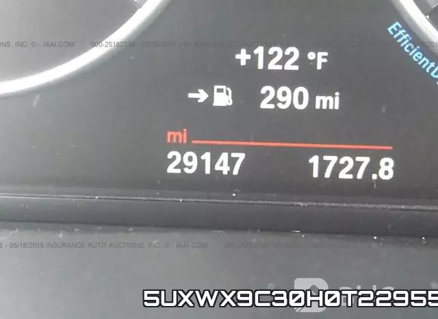 5UXWX9C30H0T22955 фото 8