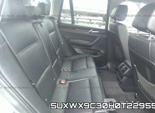 5UXWX9C30H0T22955 фото 9