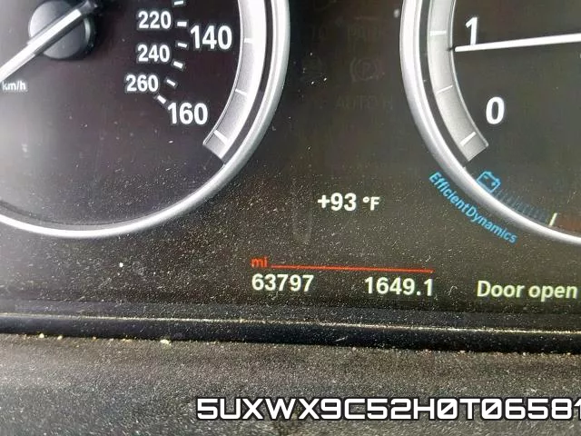 5UXWX9C52H0T06581 фото 9