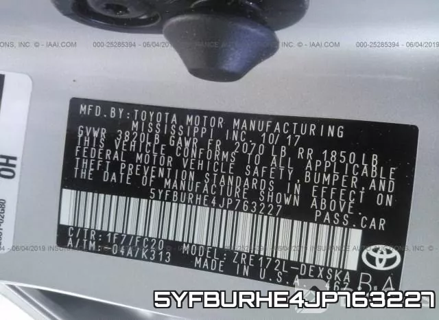 5YFBURHE4JP763227 фото 10