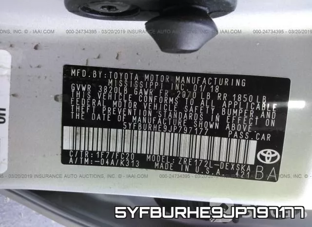 5YFBURHE9JP797177 фото 10