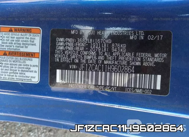 JF1ZCAC11H9602864 фото 10