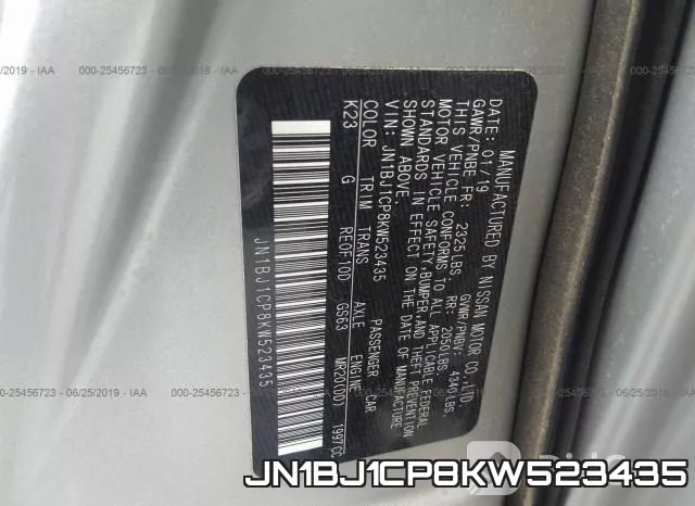 JN1BJ1CP8KW523435 фото 10