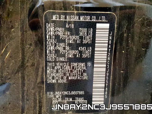 JN8AY2NC3J9557885 фото 2