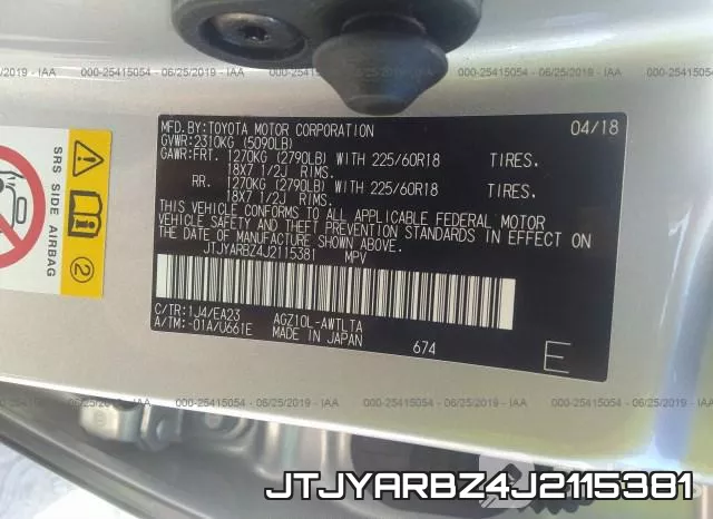 JTJYARBZ4J2115381 фото 10