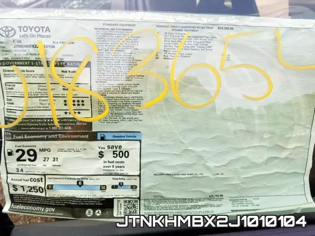 JTNKHMBX2J1010104 фото 2