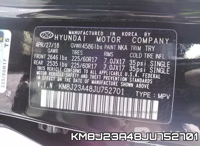 KM8J23A48JU752701 фото 10
