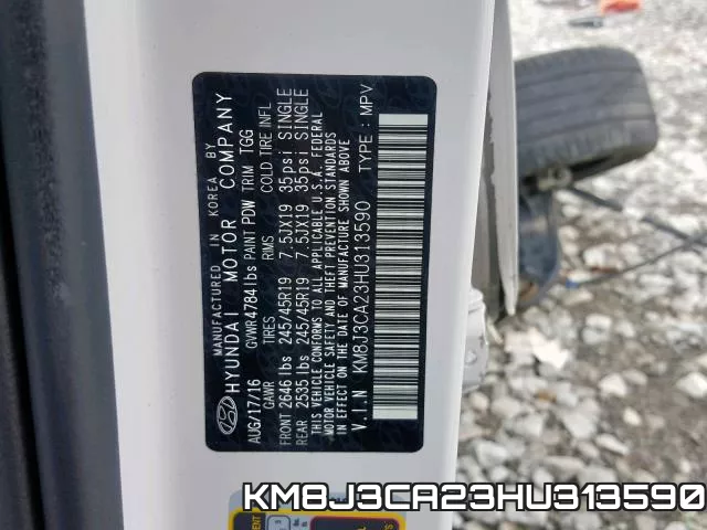 KM8J3CA23HU313590 фото 2