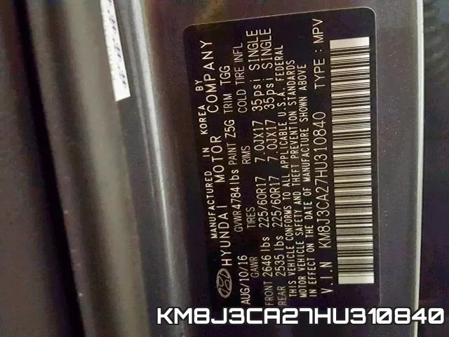 KM8J3CA27HU310840 фото 2