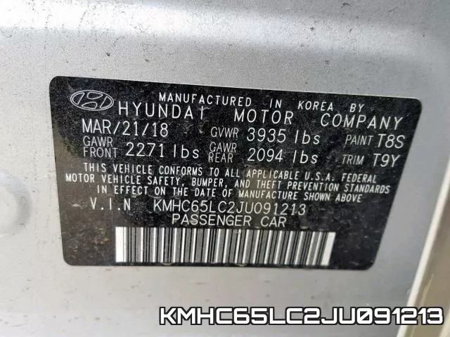 KMHC65LC2JU091213 фото 2