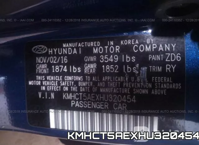 KMHCT5AEXHU320454 фото 10