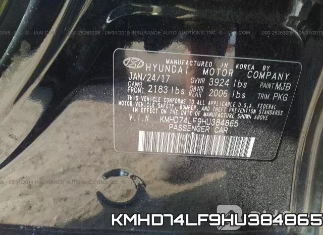 KMHD74LF9HU384865 фото 10