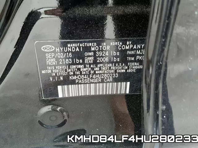 KMHD84LF4HU280233 фото 2