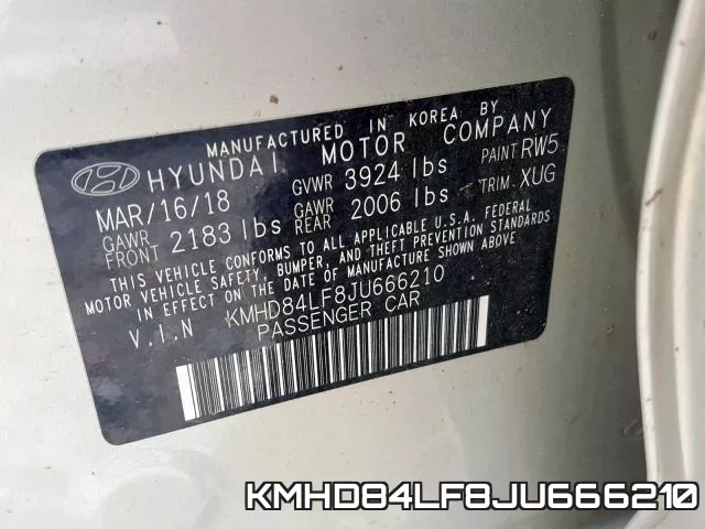 KMHD84LF8JU666210 фото 2