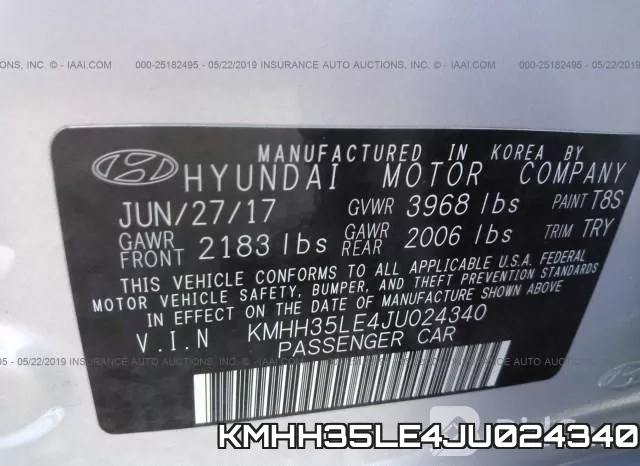 KMHH35LE4JU024340 фото 10