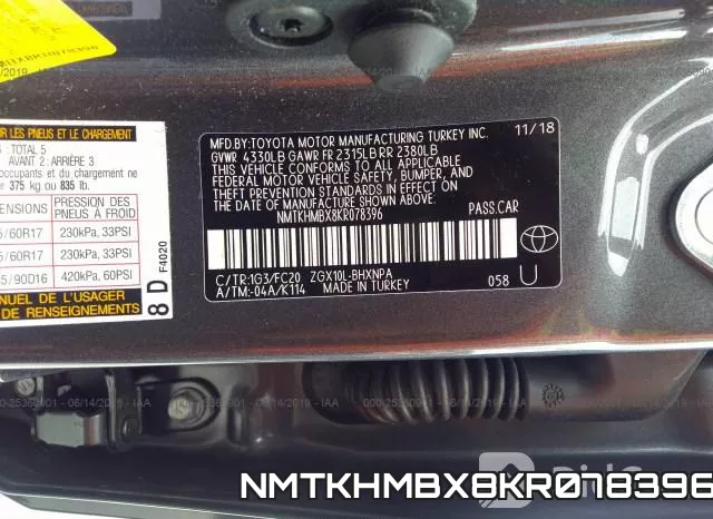 NMTKHMBX8KR078396 фото 10
