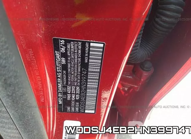 WDDSJ4EB2HN399747 фото 10