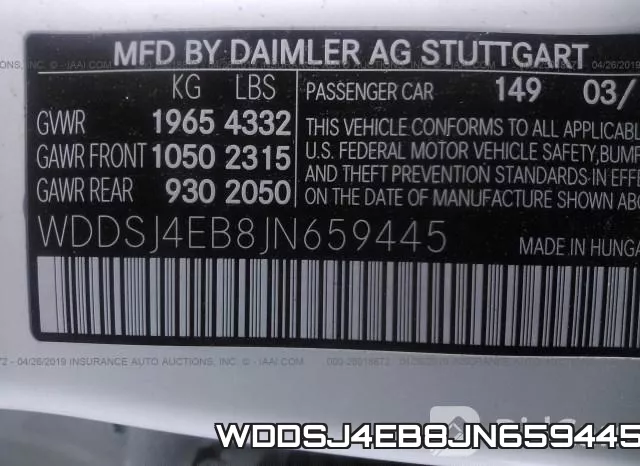 WDDSJ4EB8JN659445 фото 10