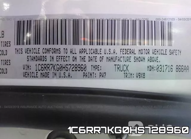1C6RR7KG0HS728960 фото 10