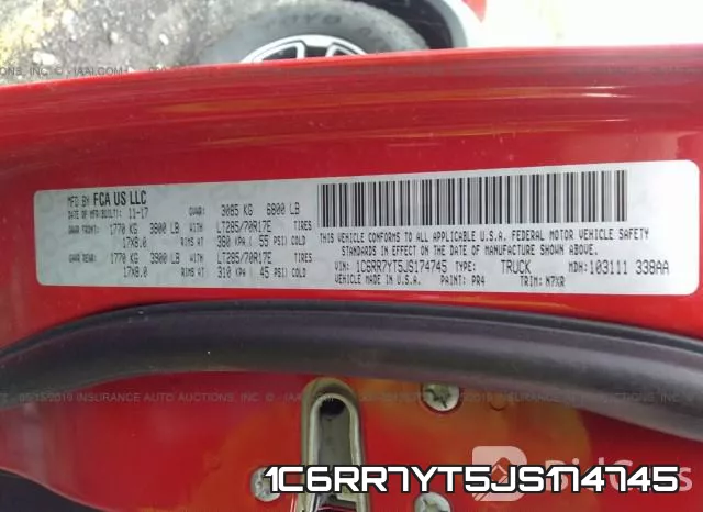 1C6RR7YT5JS174745 фото 10