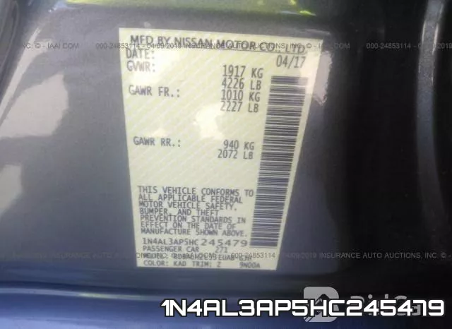 1N4AL3AP5HC245479 фото 9