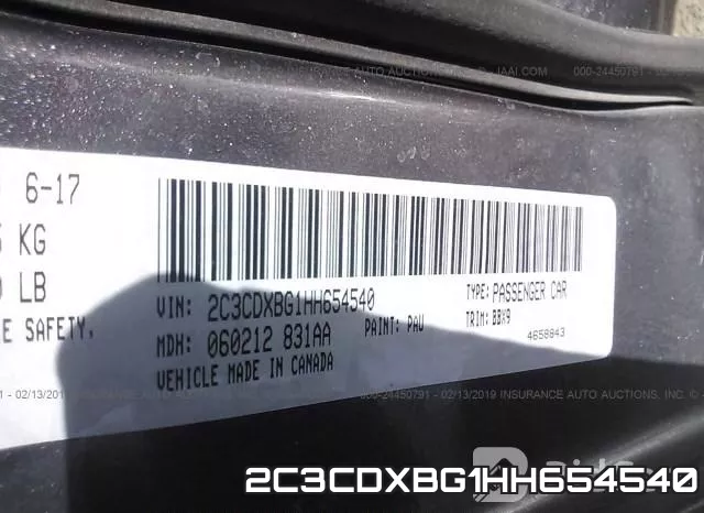 2C3CDXBG1HH654540 фото 10