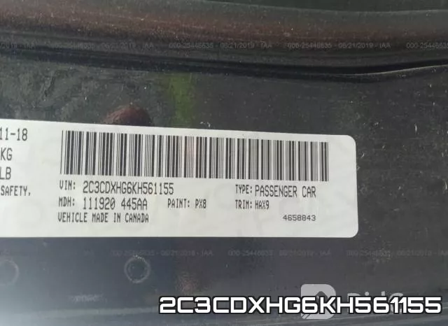 2C3CDXHG6KH561155 фото 10