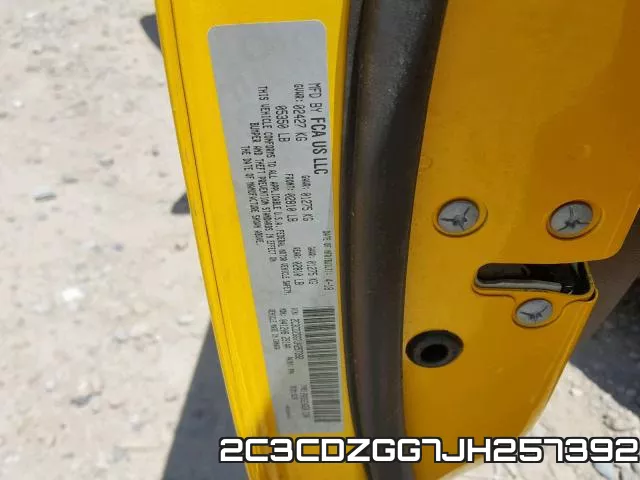 2C3CDZGG7JH257392 фото 2