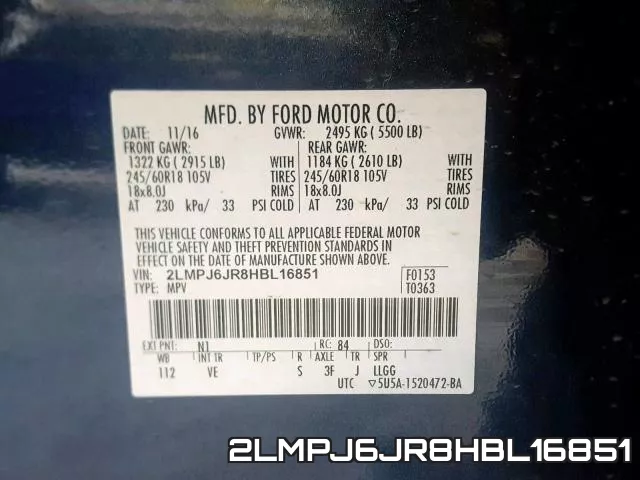 2LMPJ6JR8HBL16851 фото 2