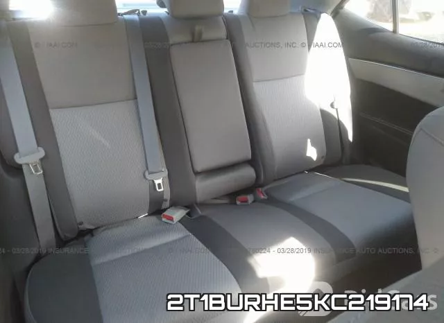 2T1BURHE5KC219174 фото 9