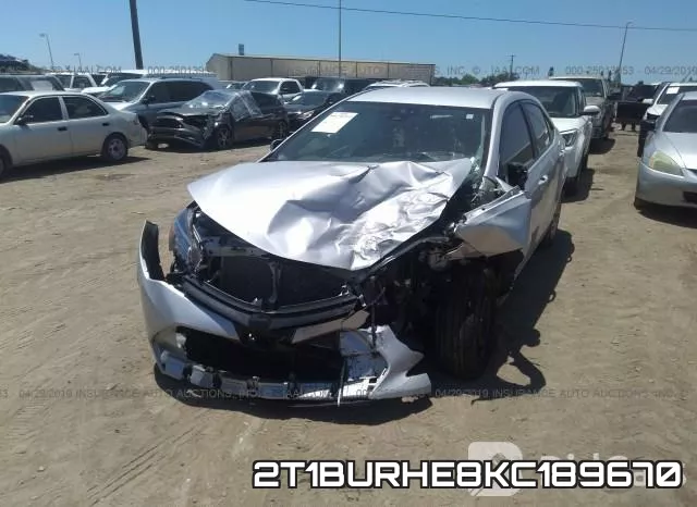 2T1BURHE8KC189670 фото 7