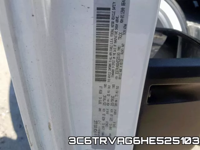 3C6TRVAG6HE525103 фото 2