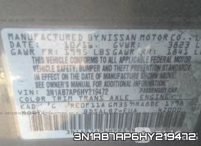 3N1AB7AP6HY219472 фото 10