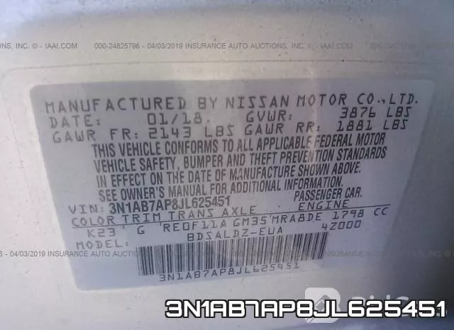 3N1AB7AP8JL625451 фото 10