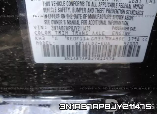 3N1AB7AP8JY211475 фото 9